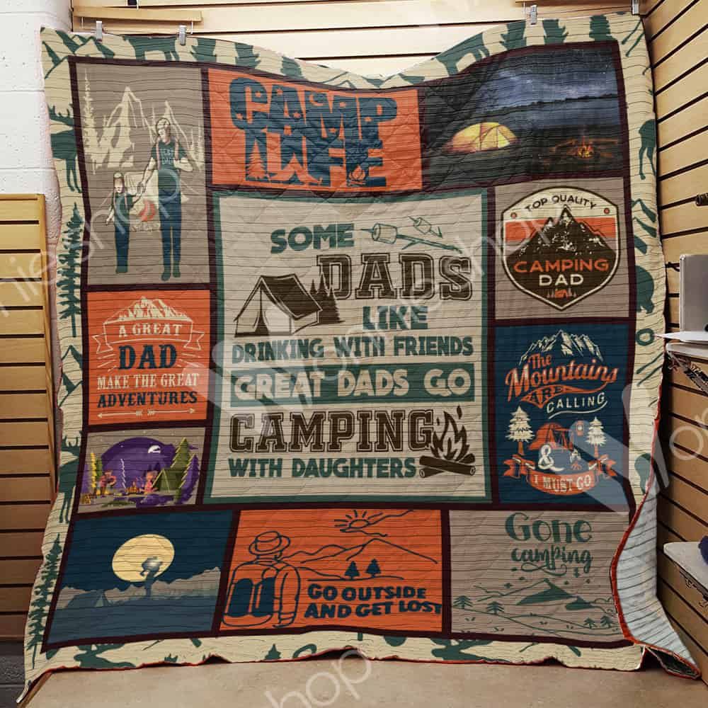 Camping Dad Quilt Blanket DHC1102390TD