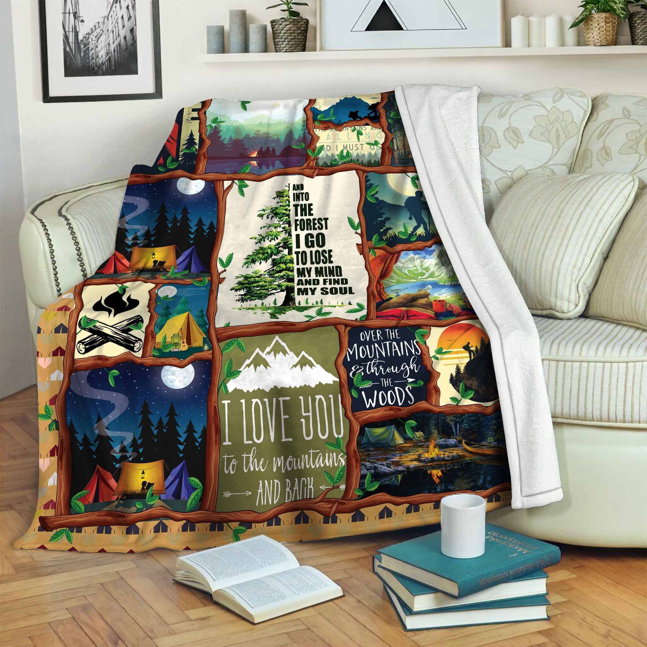 Camping Fleece Blanket