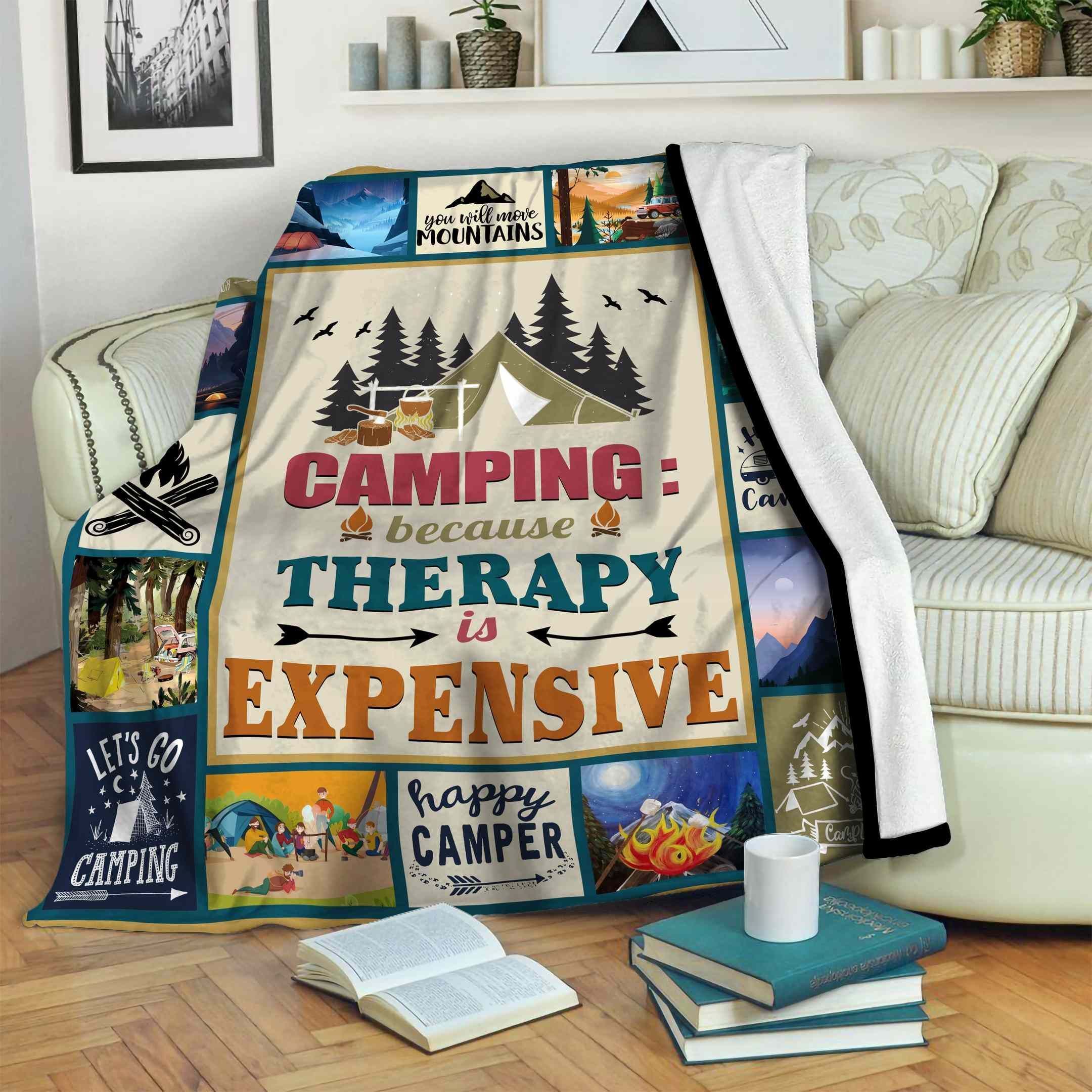 Camping Fleece Blanket