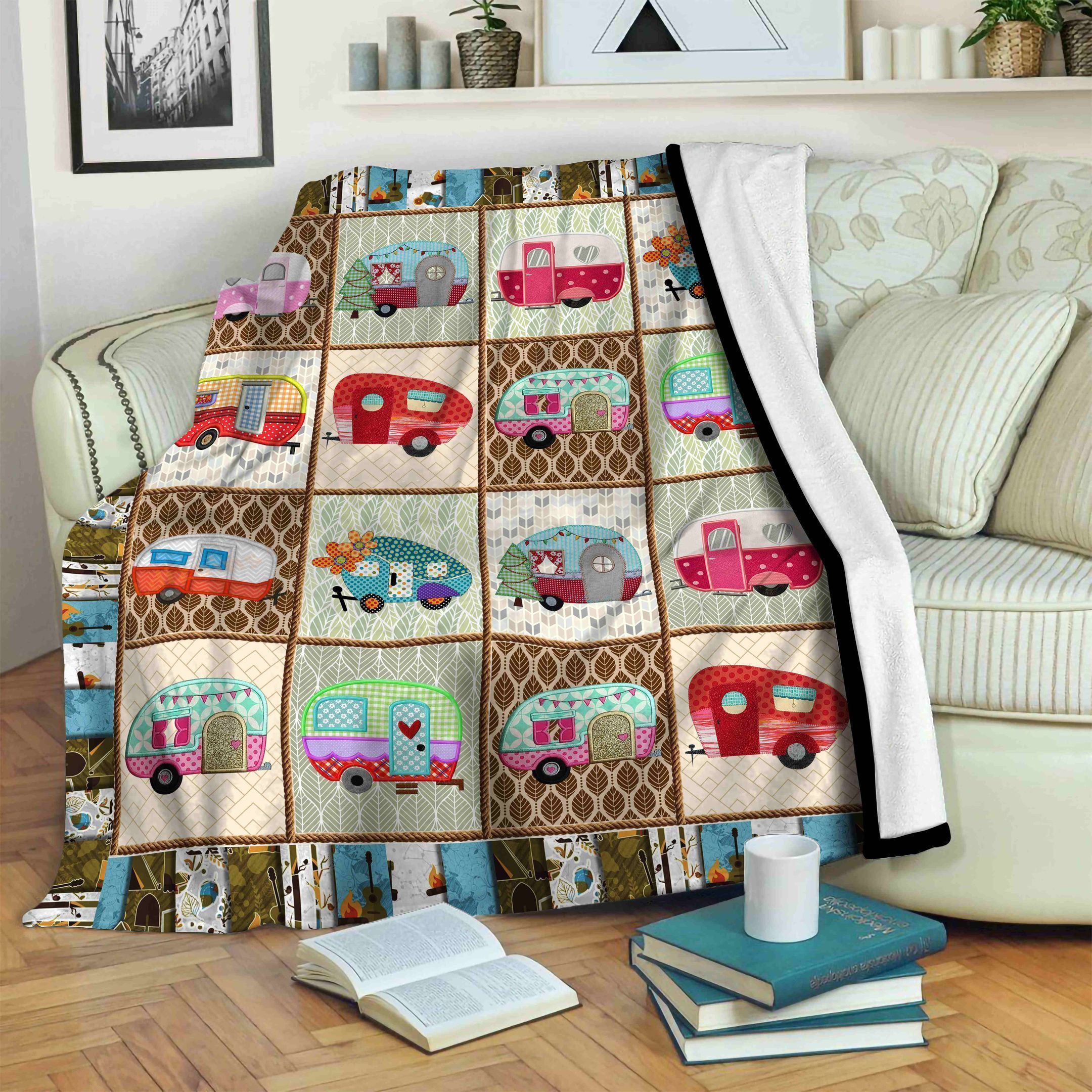 Camping Fleece Blanket