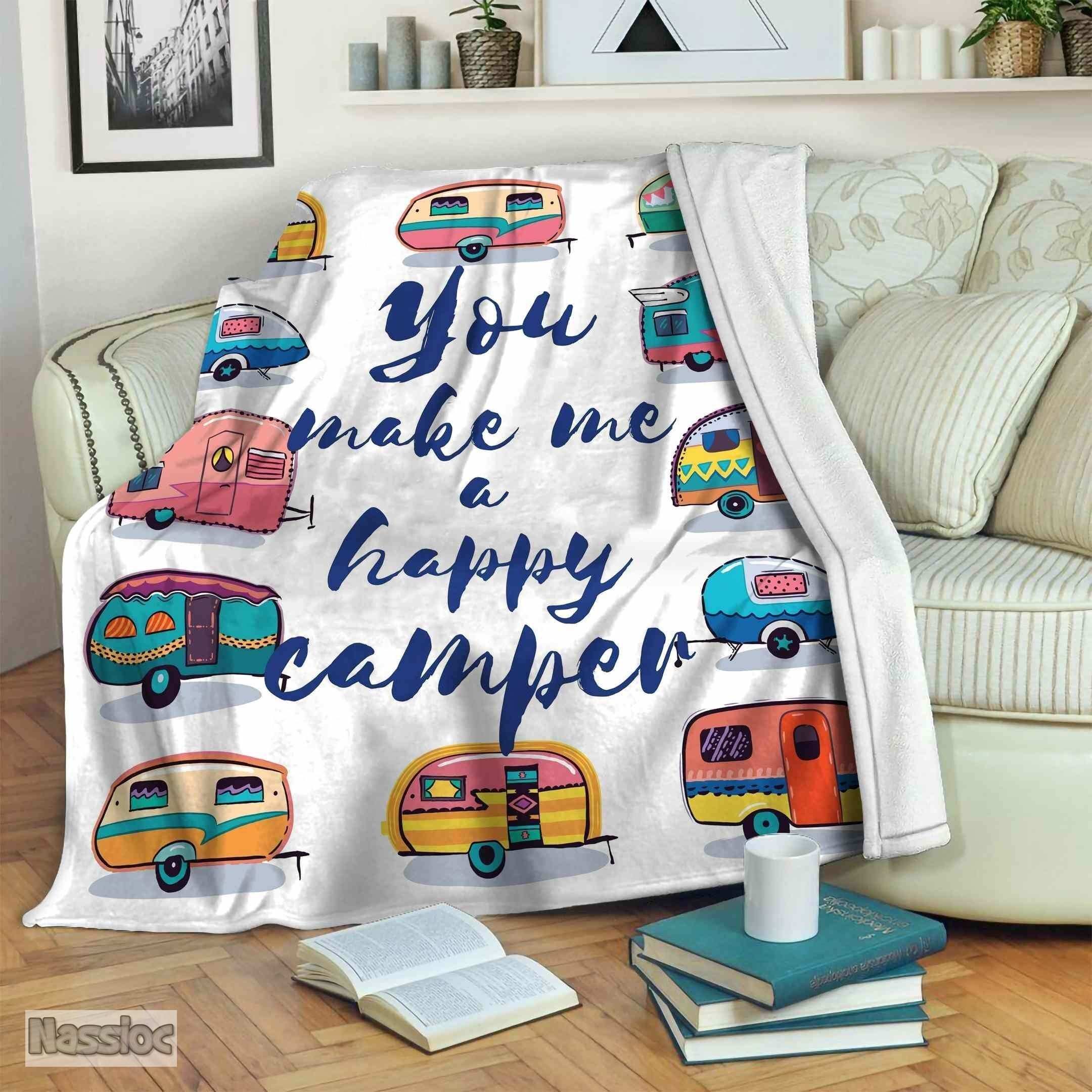 Camping Fleece Blanket