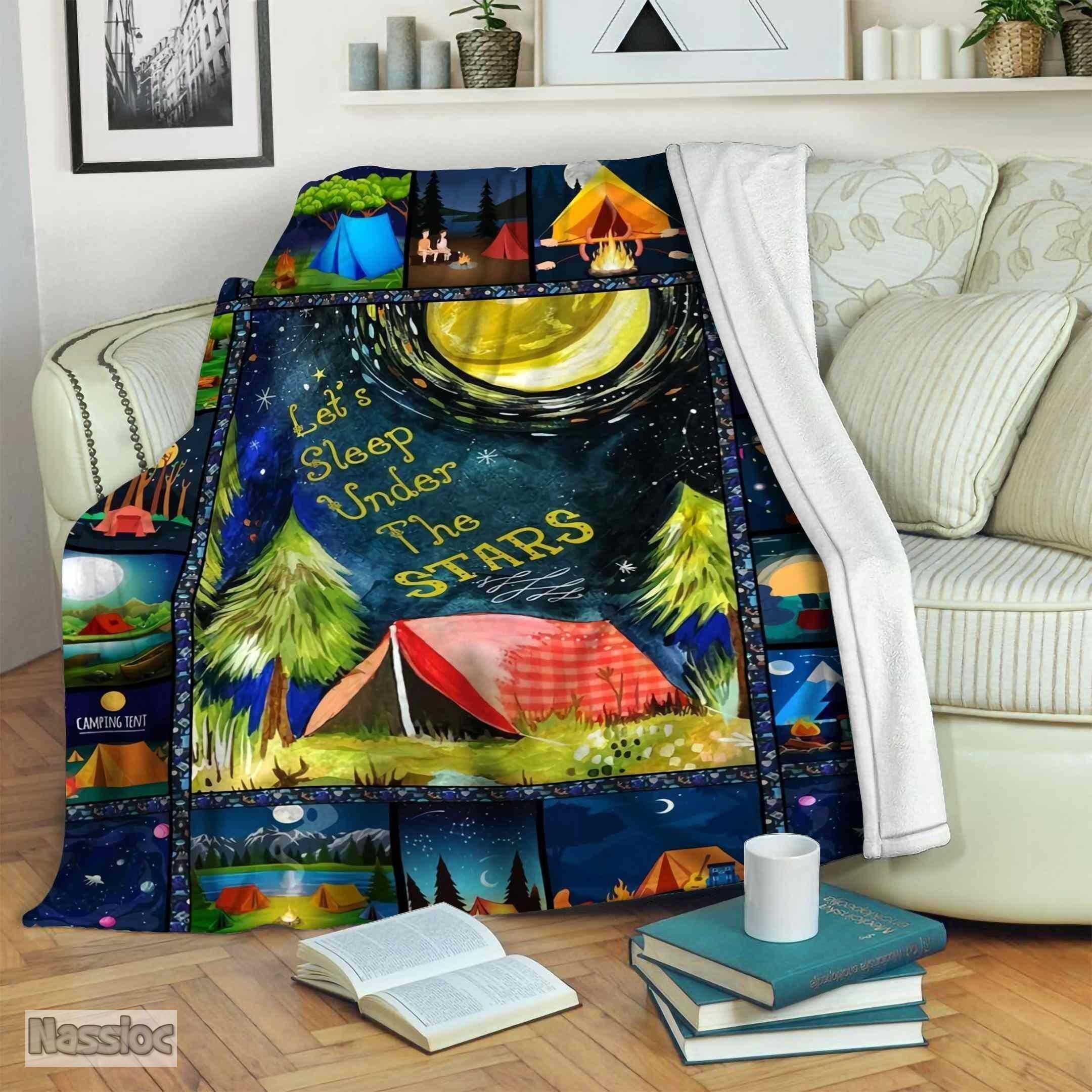 Camping Fleece Blanket