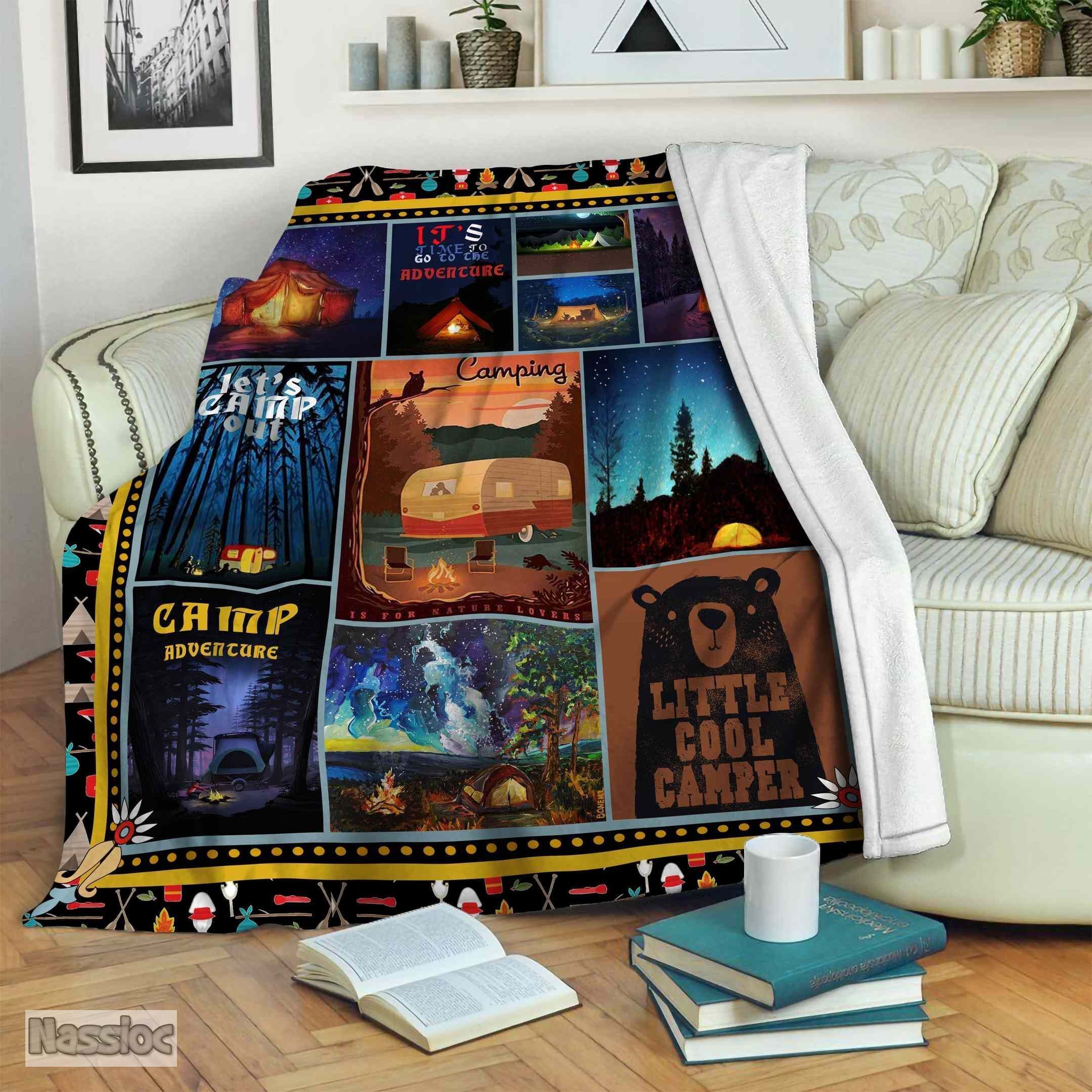 Camping Fleece Blanket