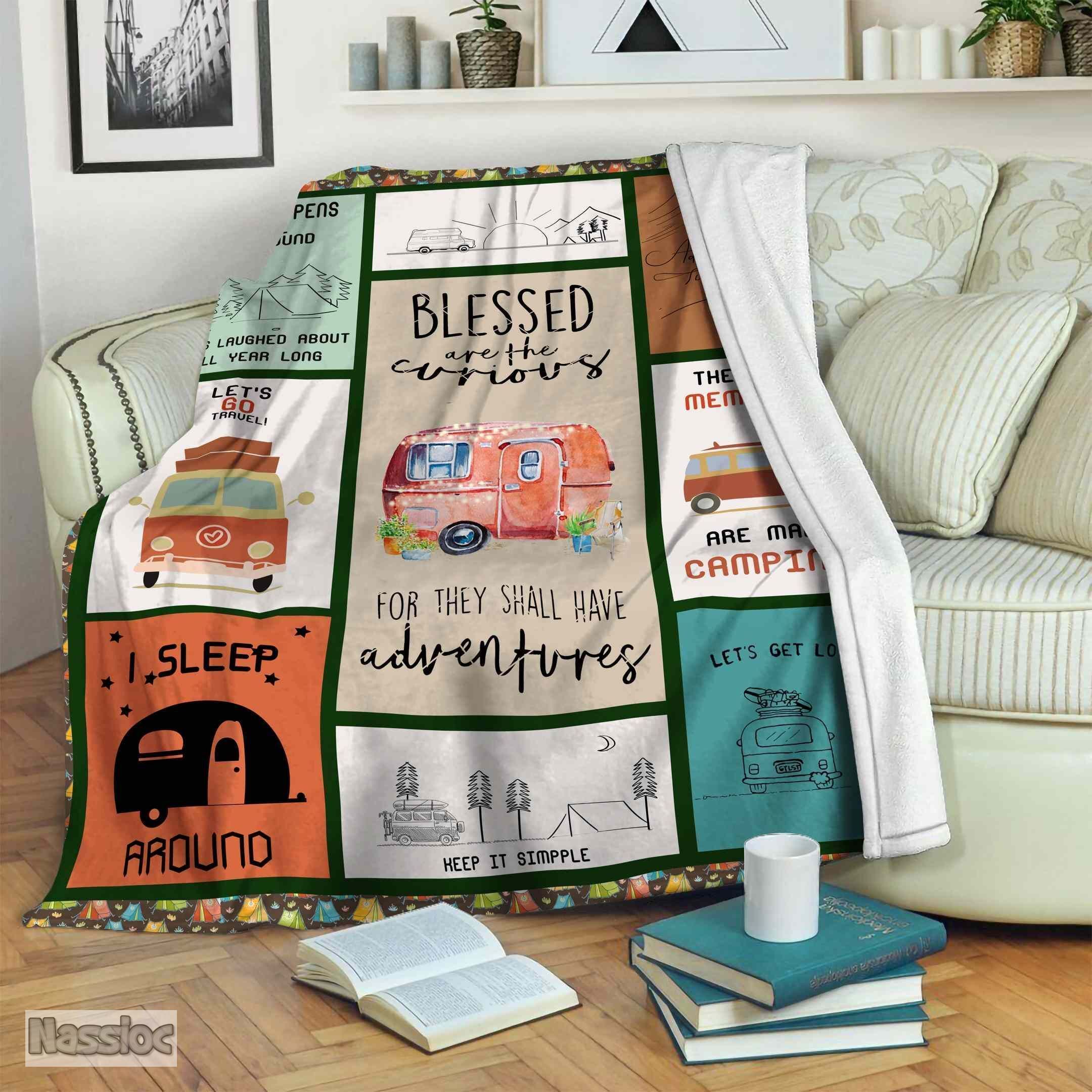 Camping Fleece Blanket