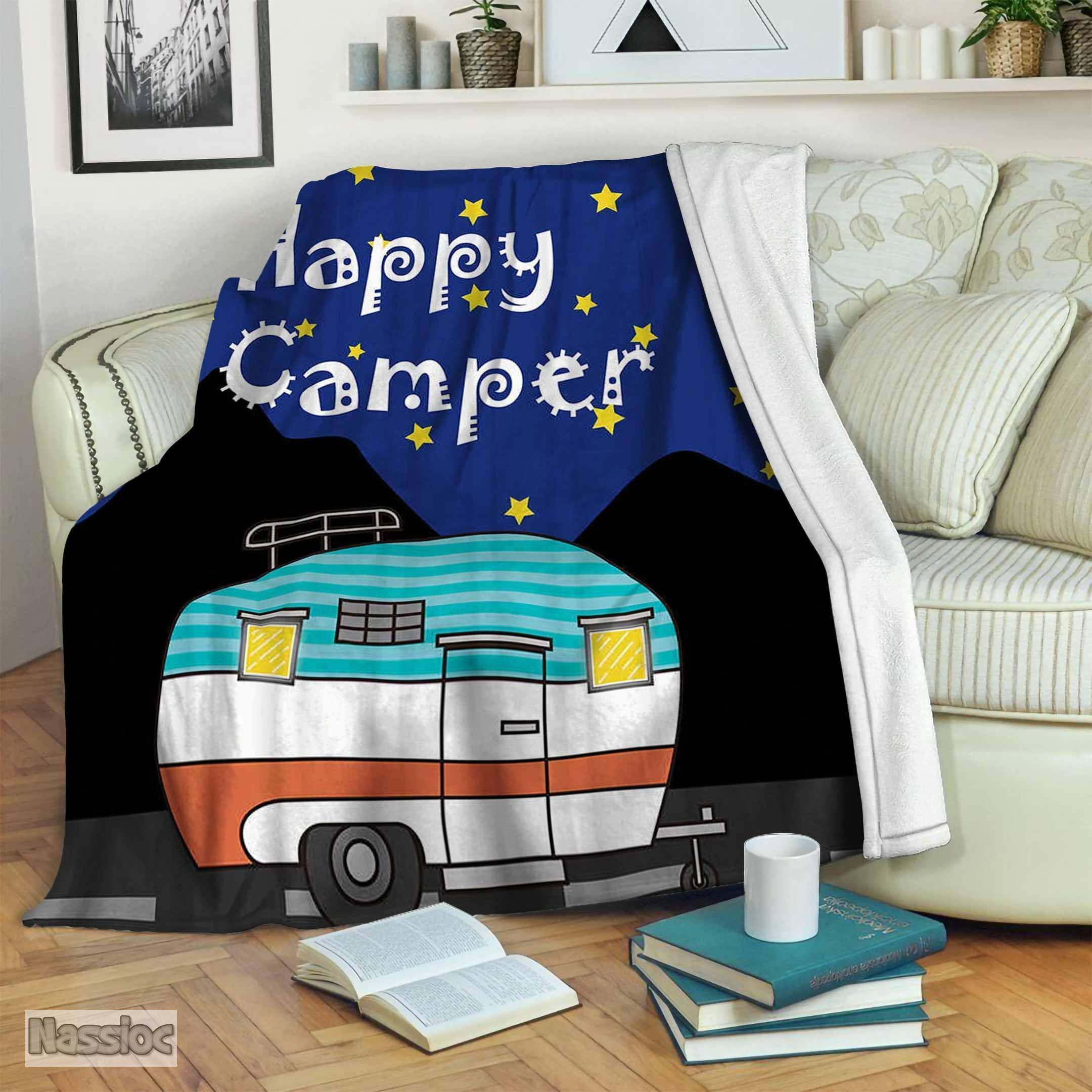 Camping Fleece Blanket