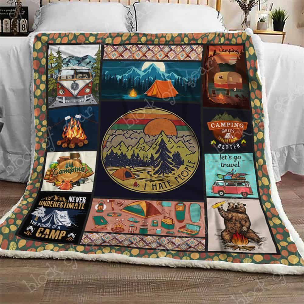 Camping Fleece Blanket
