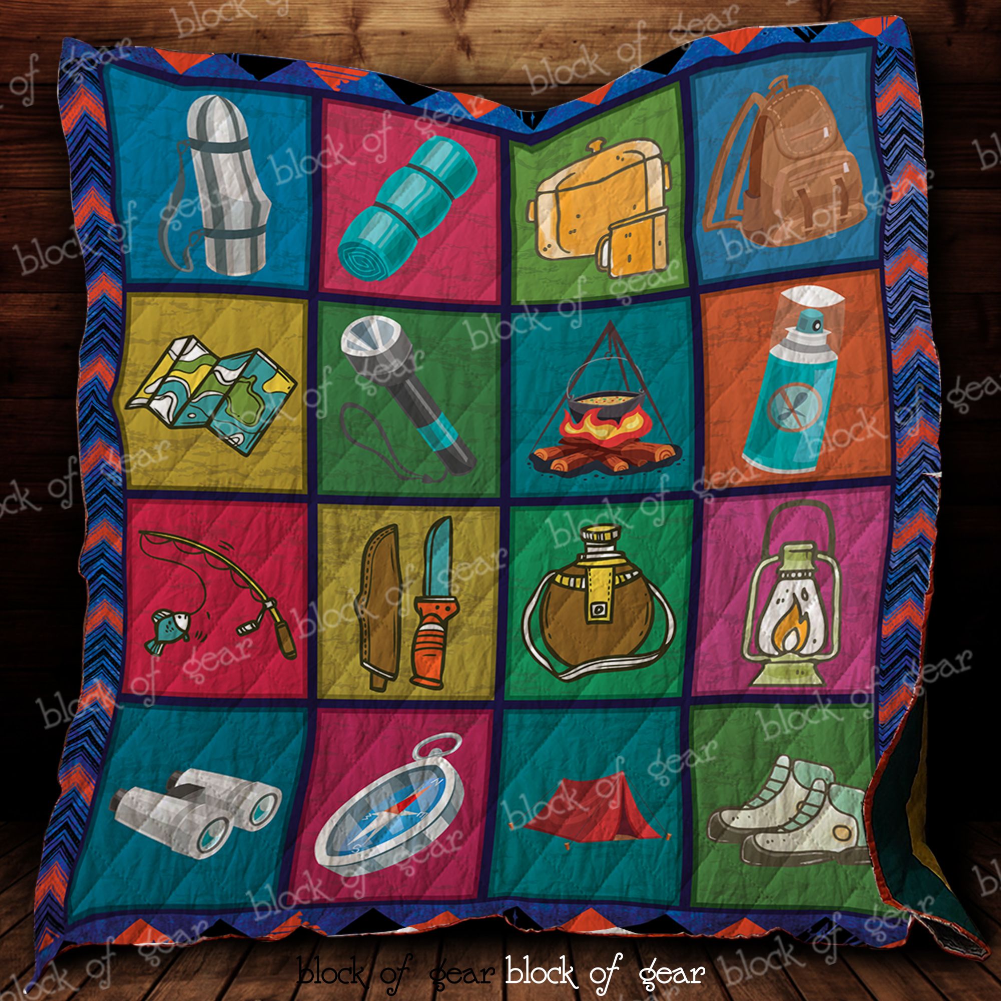 Camping For Life Quilt D403 Dhc11121390Dd