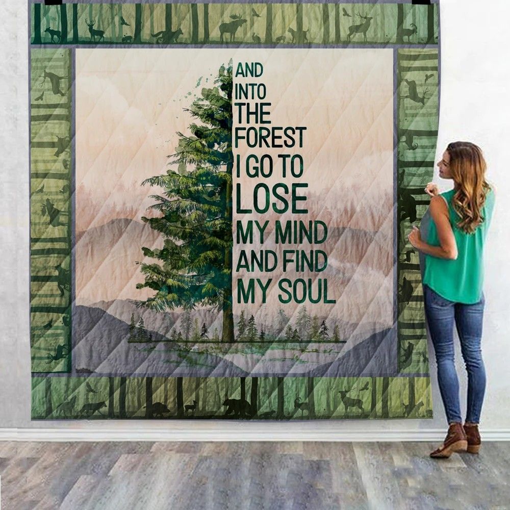 Camping Forest DD0509051CL Quilt Blanket