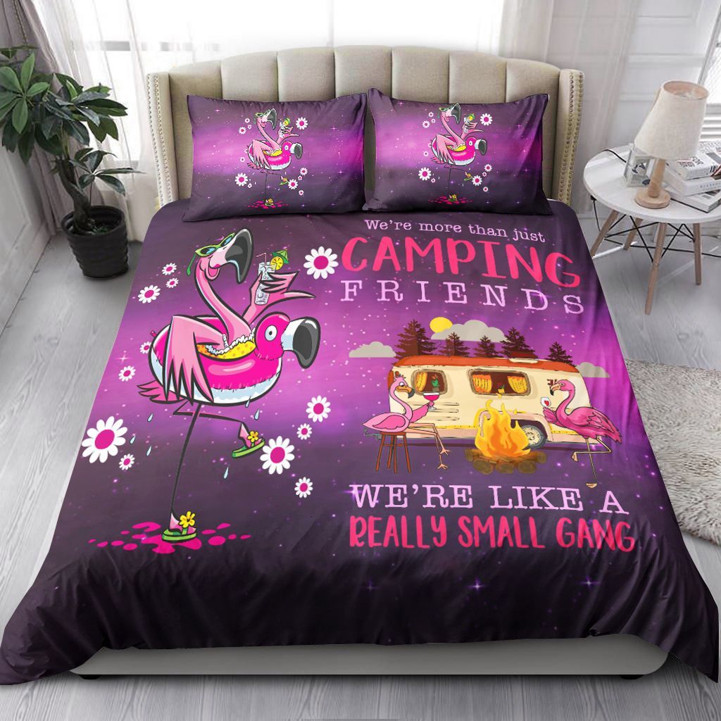 Camping Friend Flamingo Bedding Set