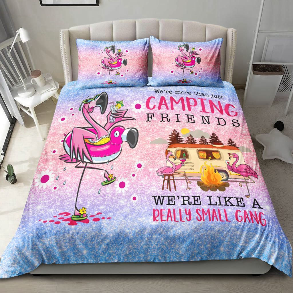 Camping Friend Flamingo Bedding Set