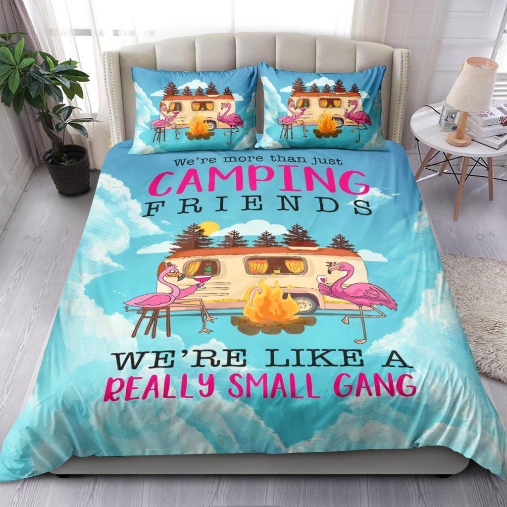 Camping Friend Flamingo Small Gang Bedding Set
