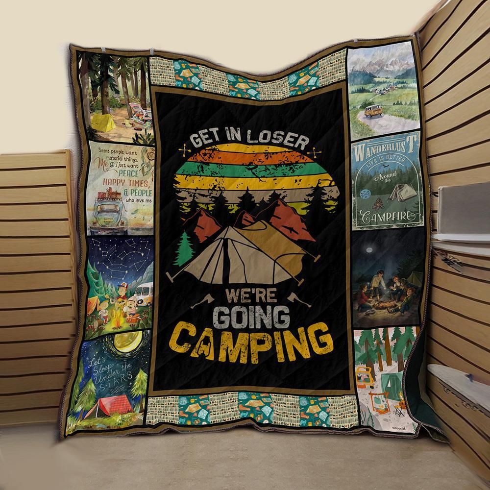 Camping Get In Loser Quilt Blanket Dhc09121871Dd