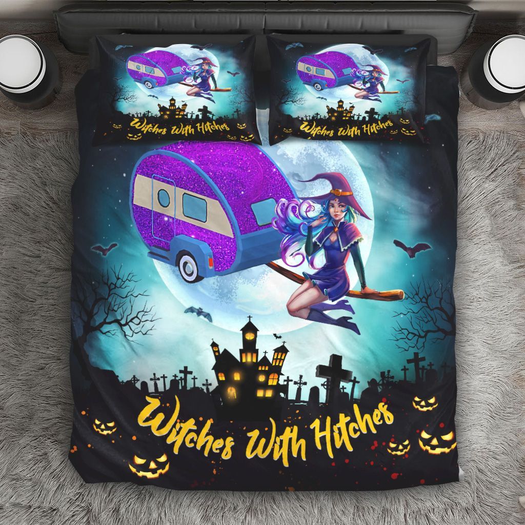 Camping Halloween Witch Bedding Set