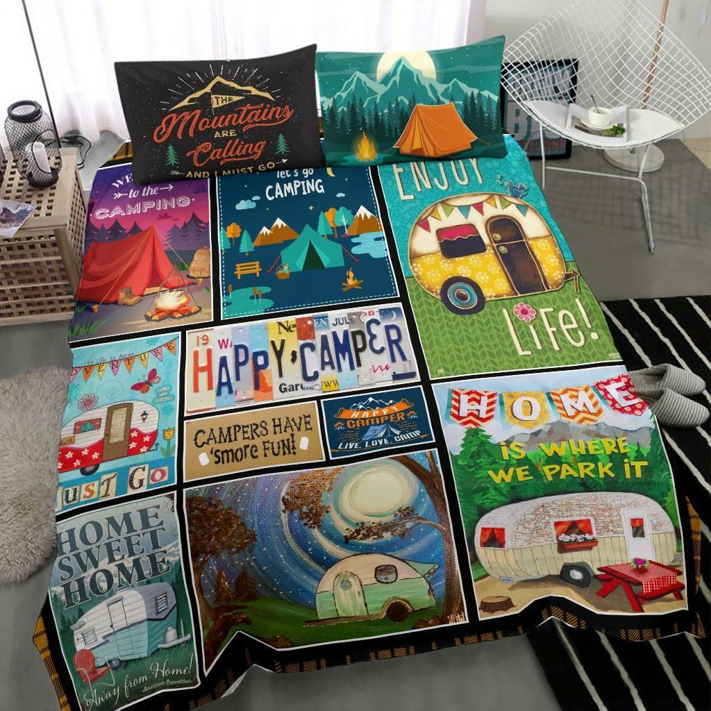 Camping Happy Camper Bedding Set