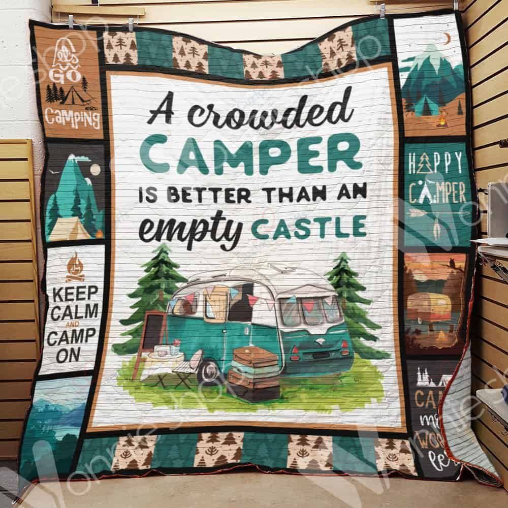 Camping Happy Camper GS-CL-LD0701 Quilt Blanket