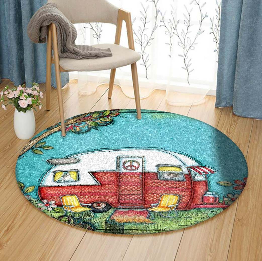 Camping Round Carpet