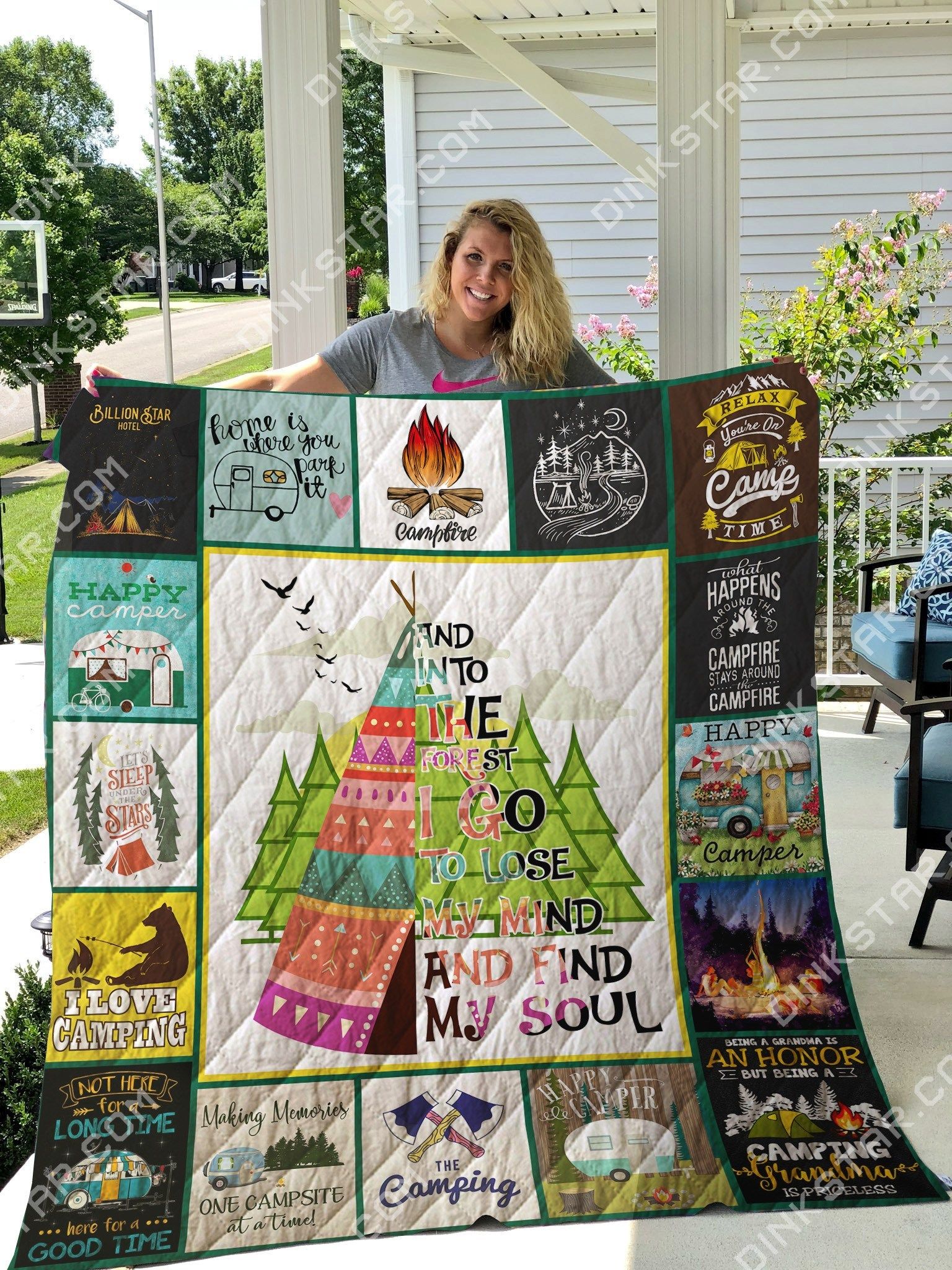 Camping I Am A Camper Quilt Blanket Dhc03011452Dd