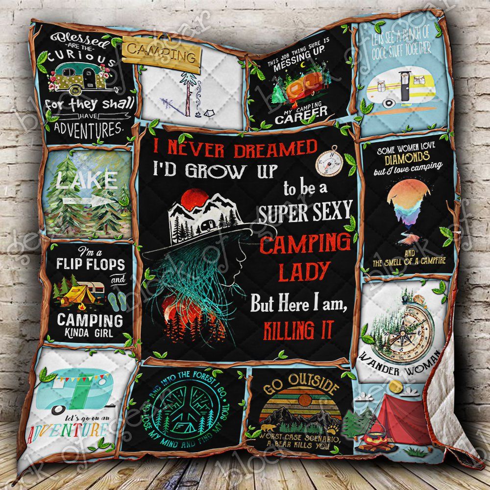 Camping Lady Quilt Pn94 Dhc11123756Dd