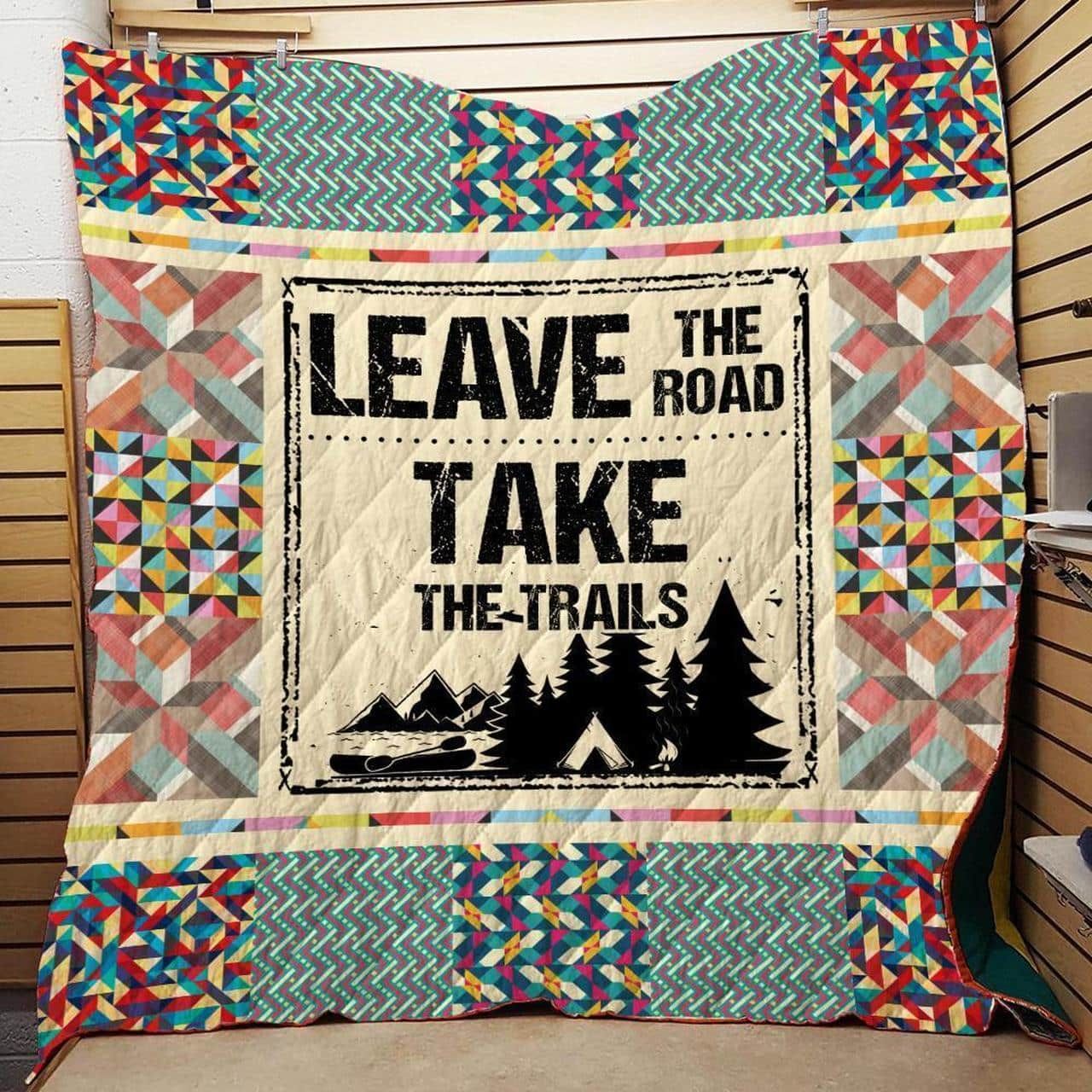 Camping Leave The Road Quilt Blanket DHC3112604TD