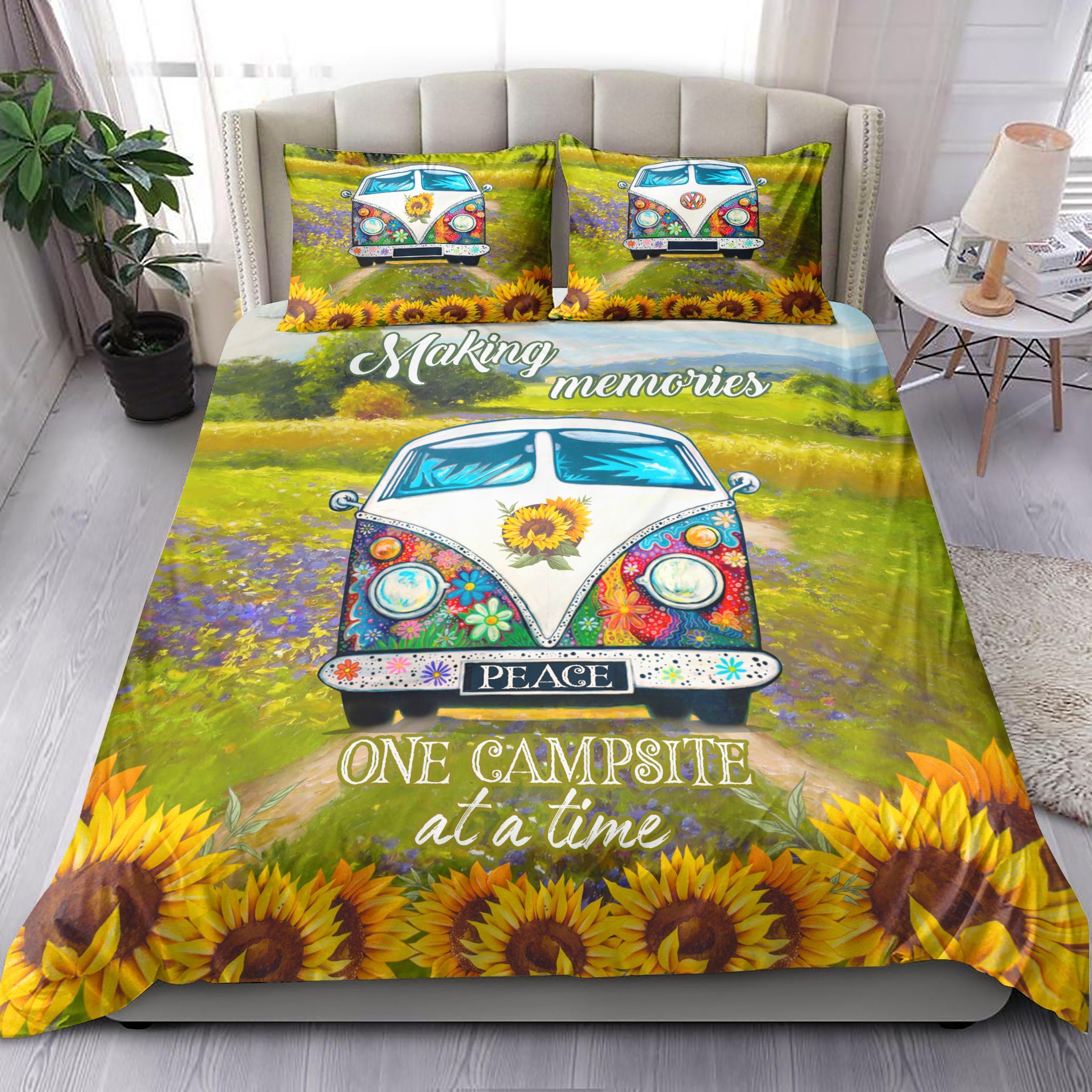 Camping Making Memories One Campsite At A Time Bedding Set