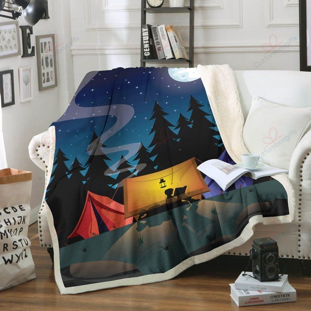 Camping Fleece Blanket