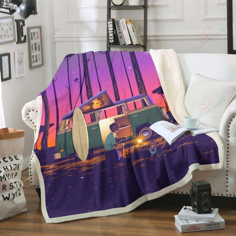 Camping Fleece Blanket