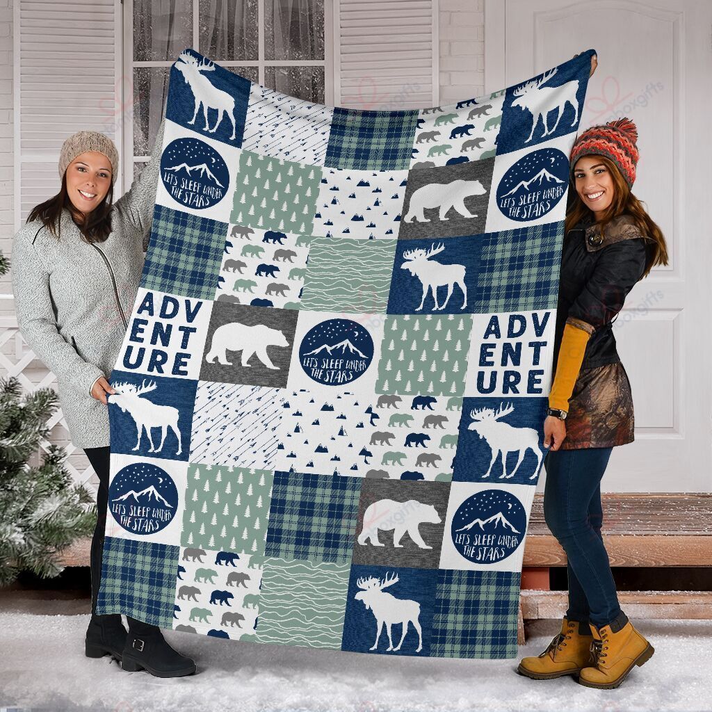 Camping Fleece Blanket