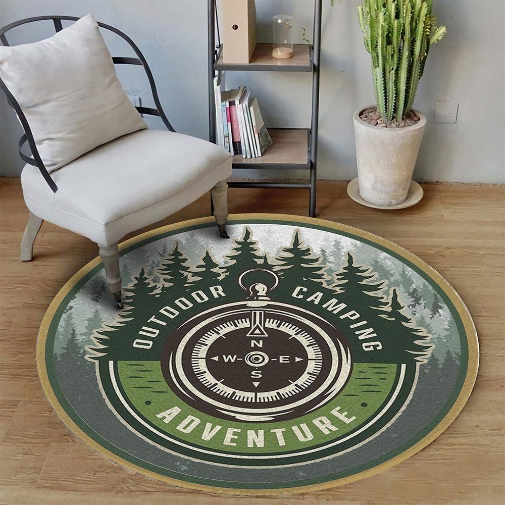 Camping Outdoor Round Carpet