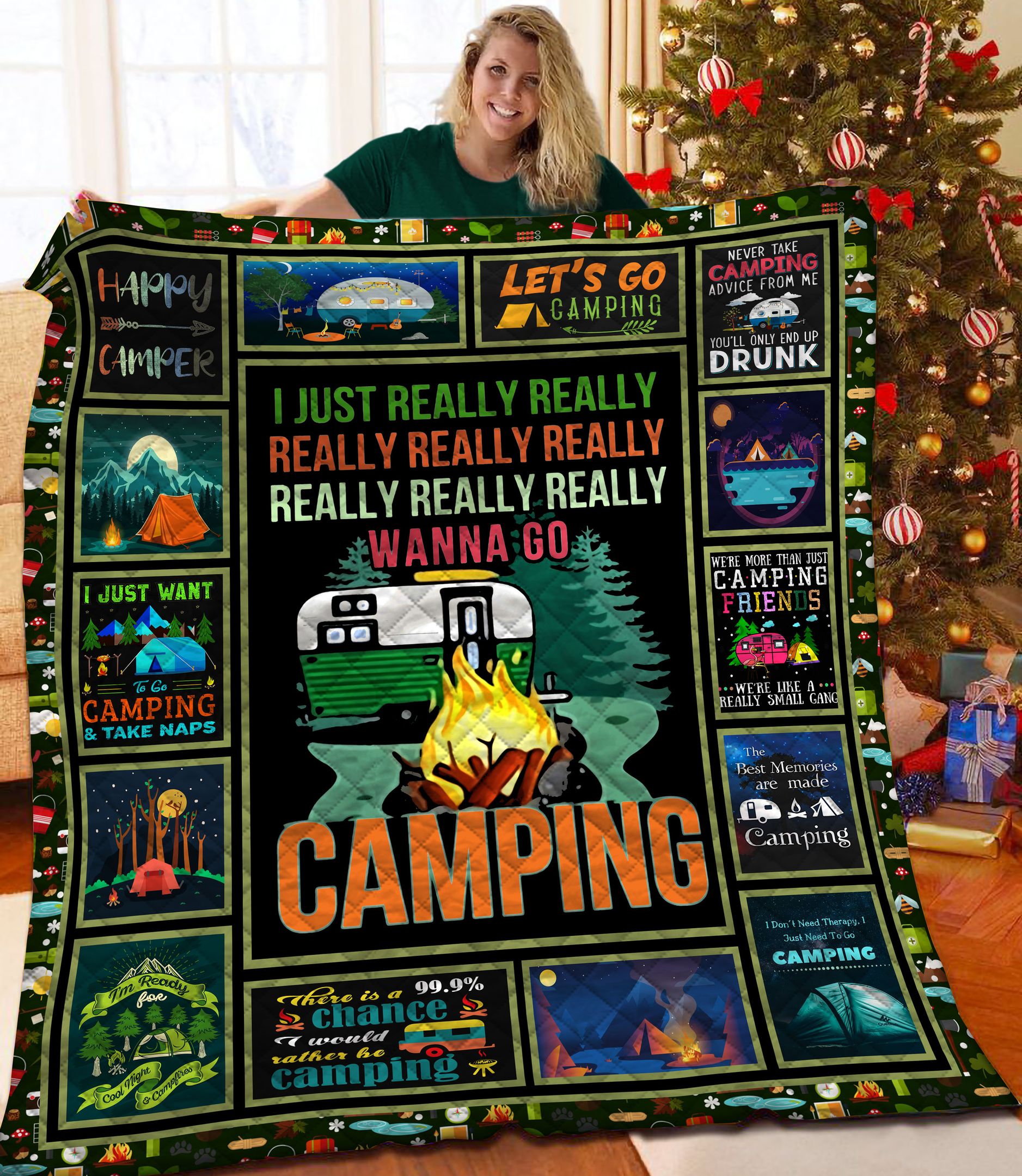 Camping Quilt Blanket BB220708MH