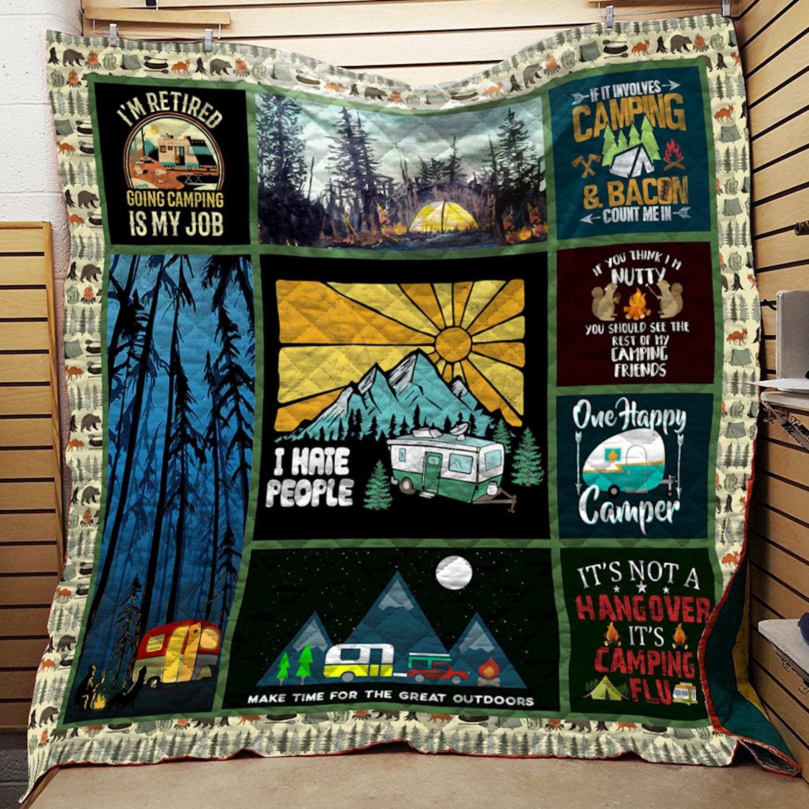 Camping Quilt Blanket Blanket Dhc191268Vt