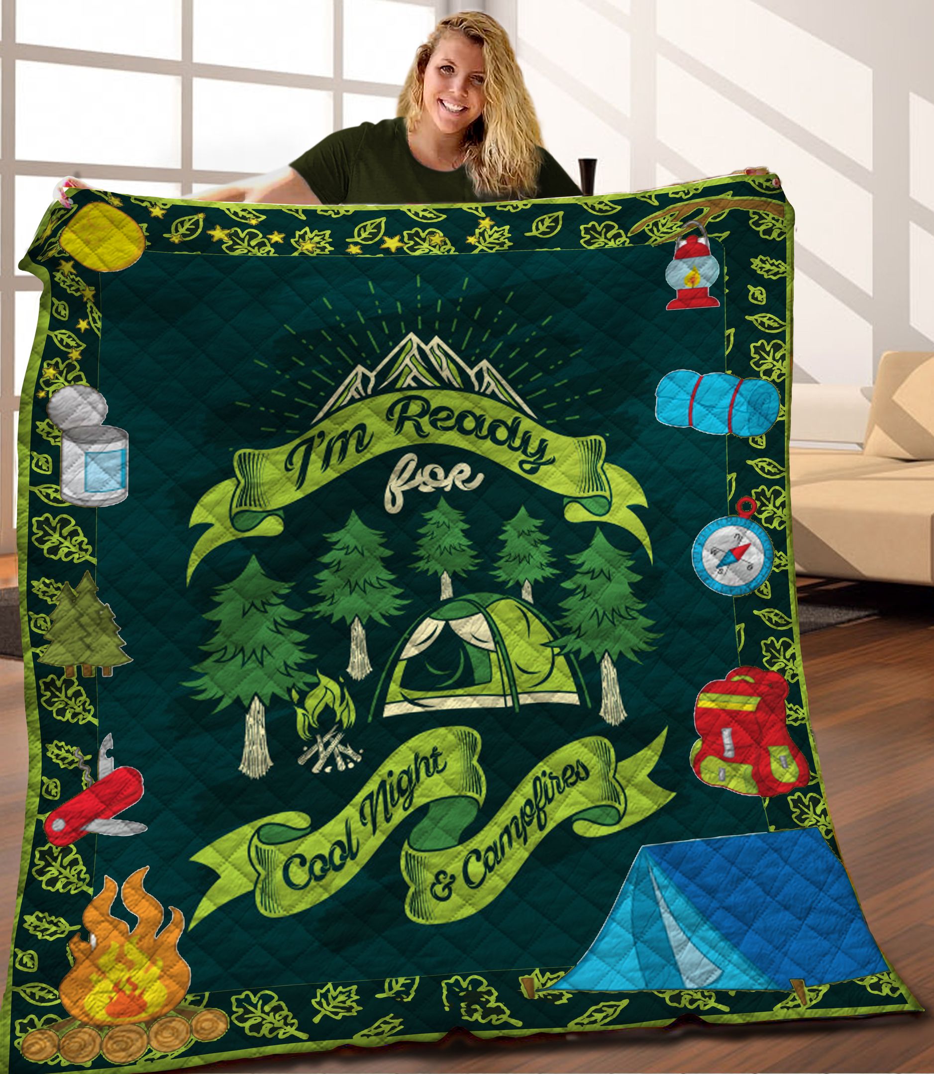 Camping Quilt Blanket C9B040602HD