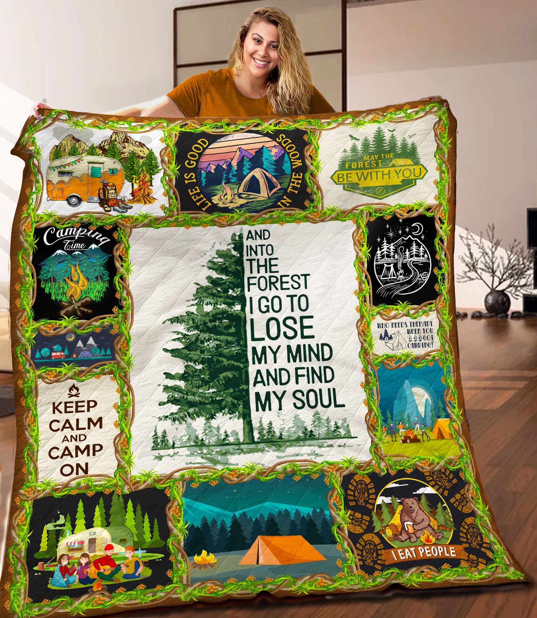 Camping Quilt Blanket C9B290501MI