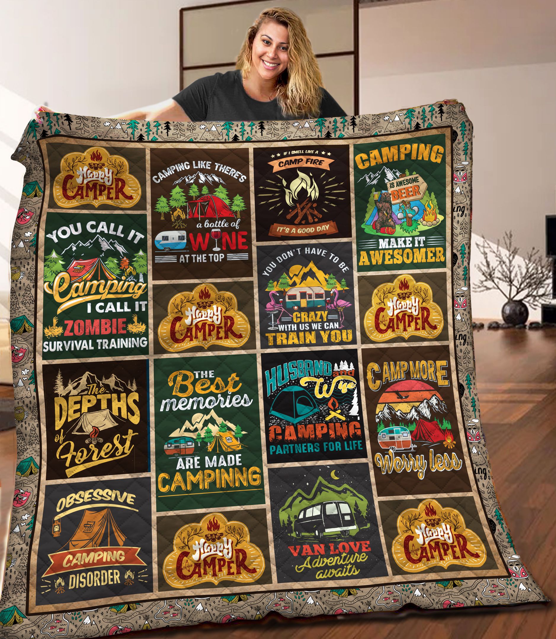 Camping Quilt Blanket C9B300502TA