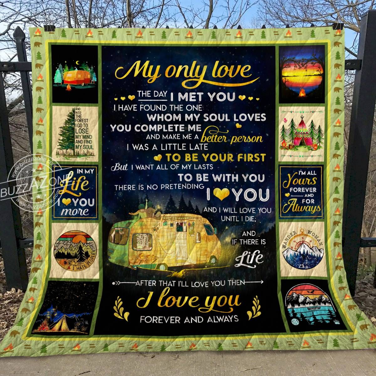 Camping Quilt Blanket DHC071247VT