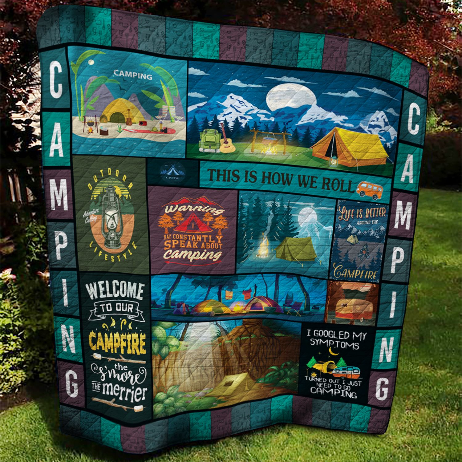 Camping Quilt Blanket DTH130701HD