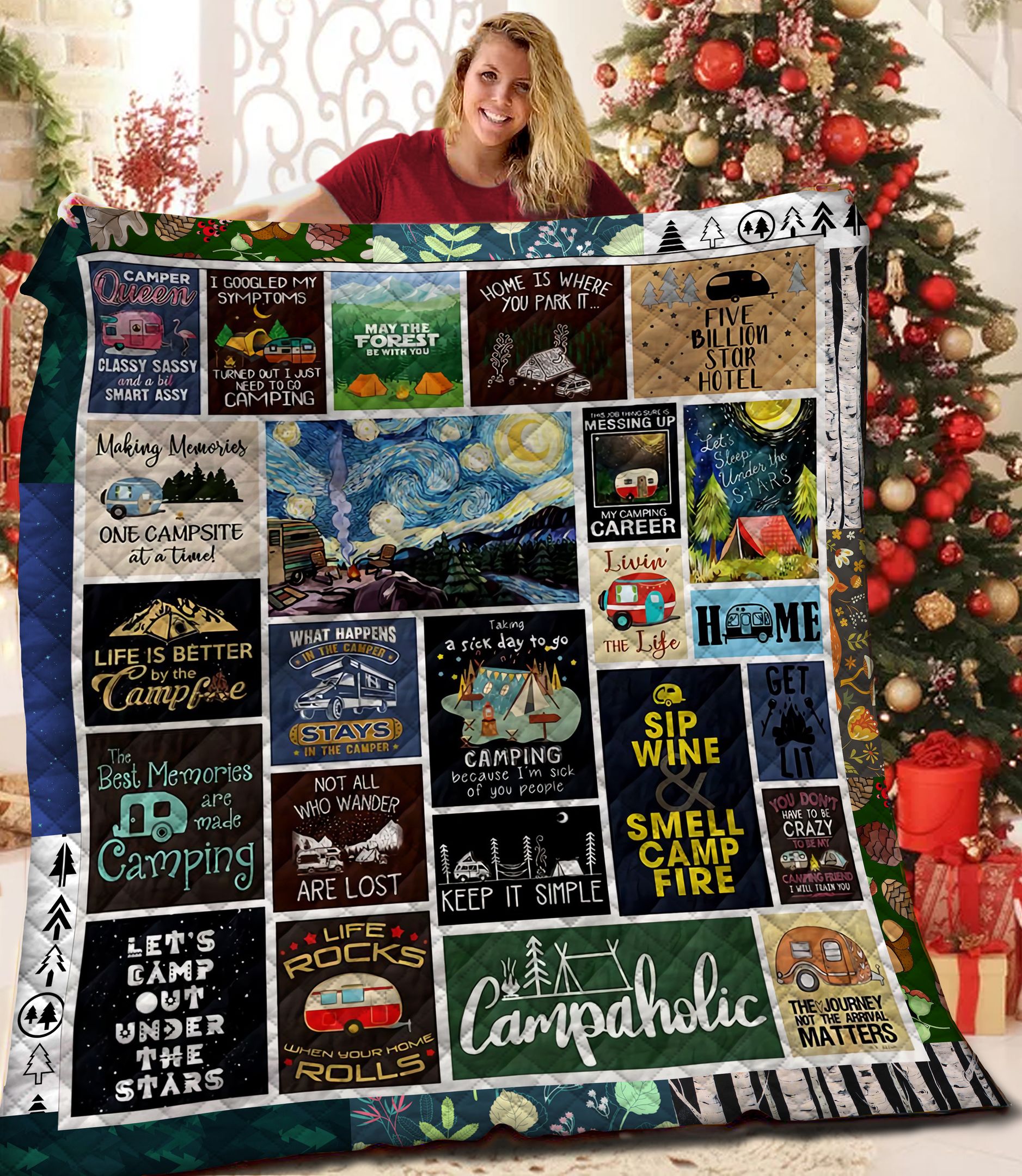 Camping Quilt Blanket LML021103VT