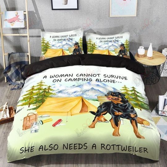 Camping Rottweiler P Bedding Set