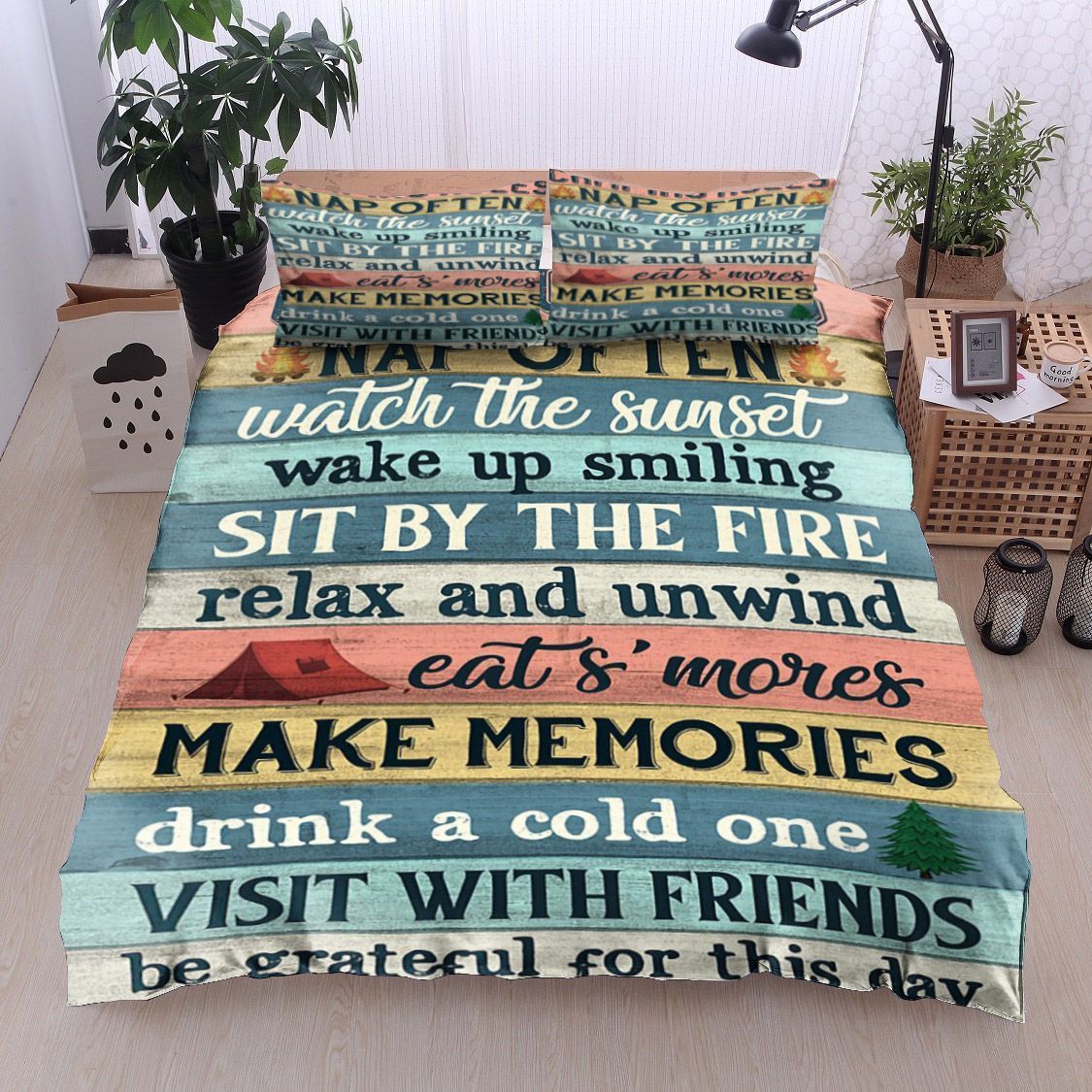Camping Rule Bedding Set