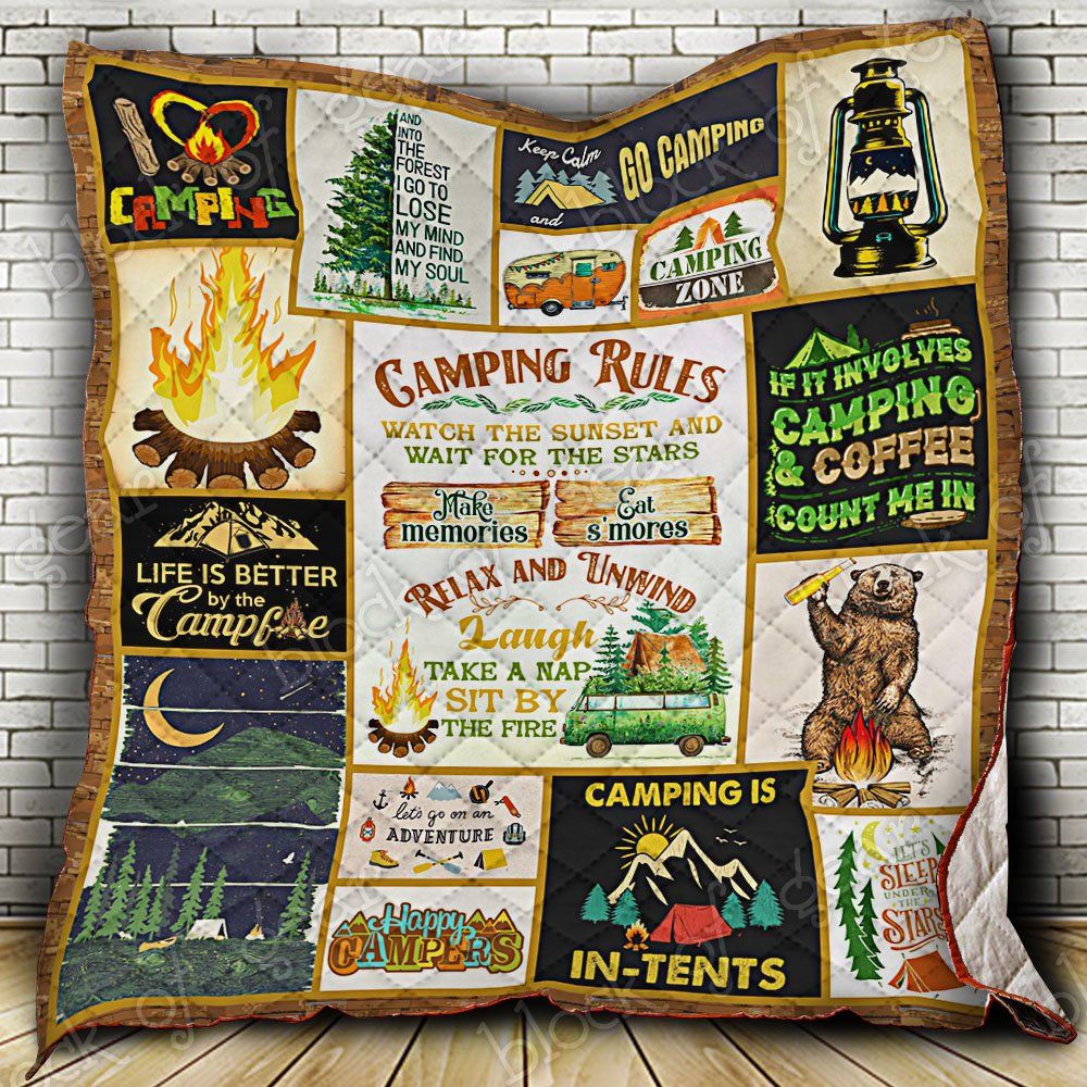 Camping Rules Quilt Thb1012 Dhc11122415Dd