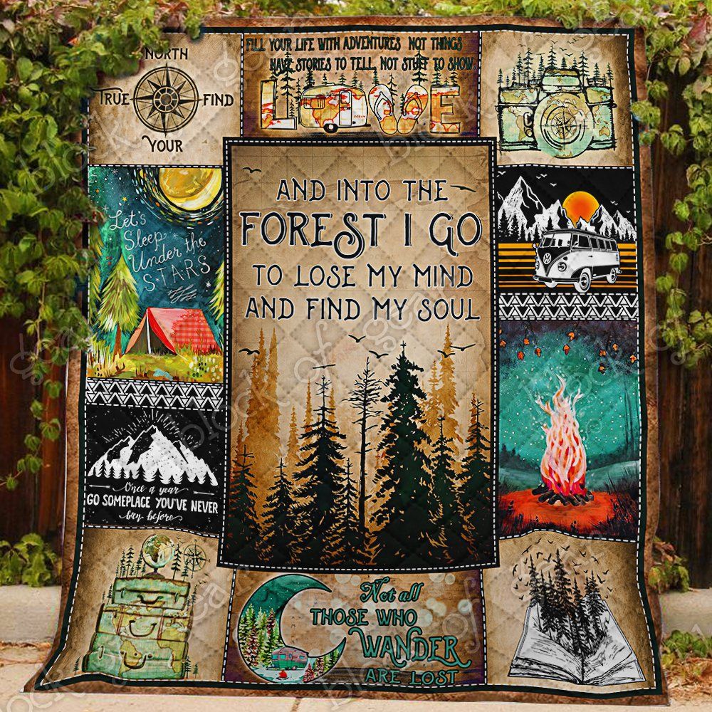 Camping Sleep Under The Stars Quilt Blanket DHC3112813TD