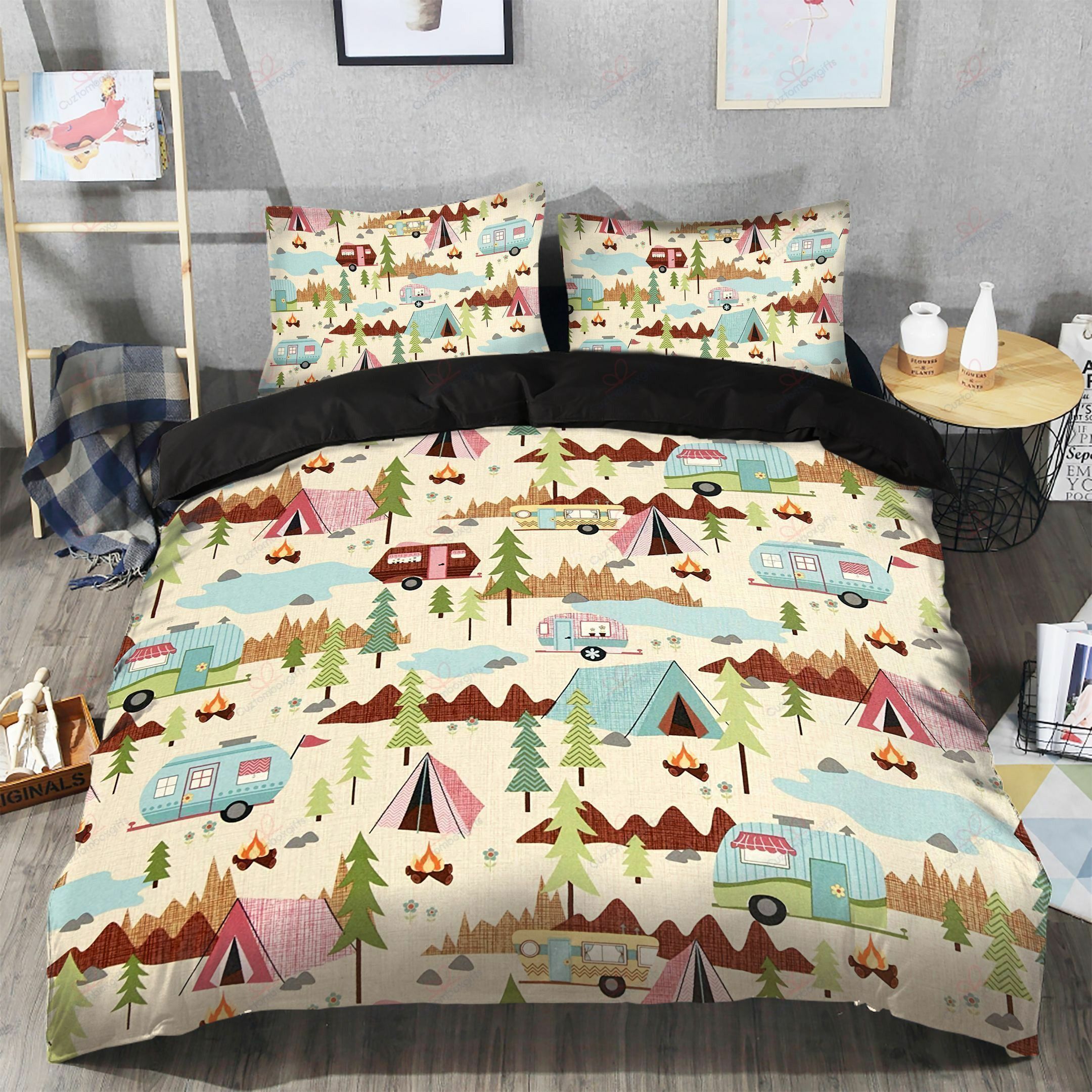 Camping Things Love Bedding Set