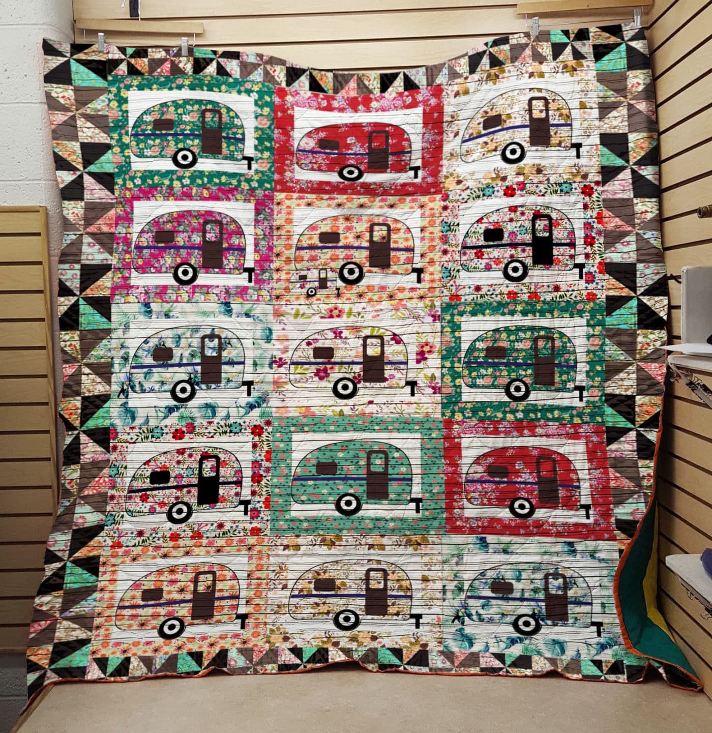 Camping Trip Trip Trip Quilt Blanket DHC0201201310TD