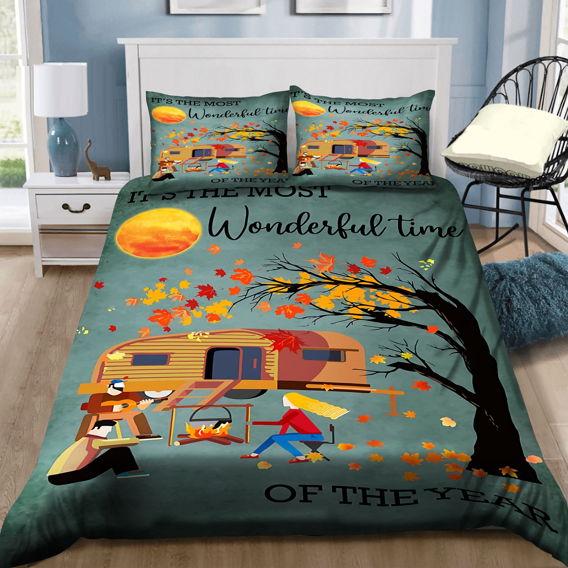Camping Wonderful Time Bedding Set