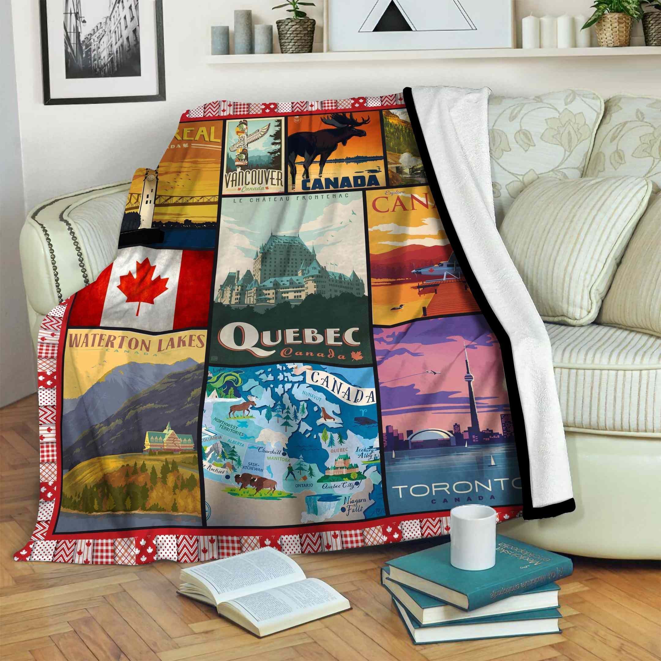 Canada Fleece Blanket