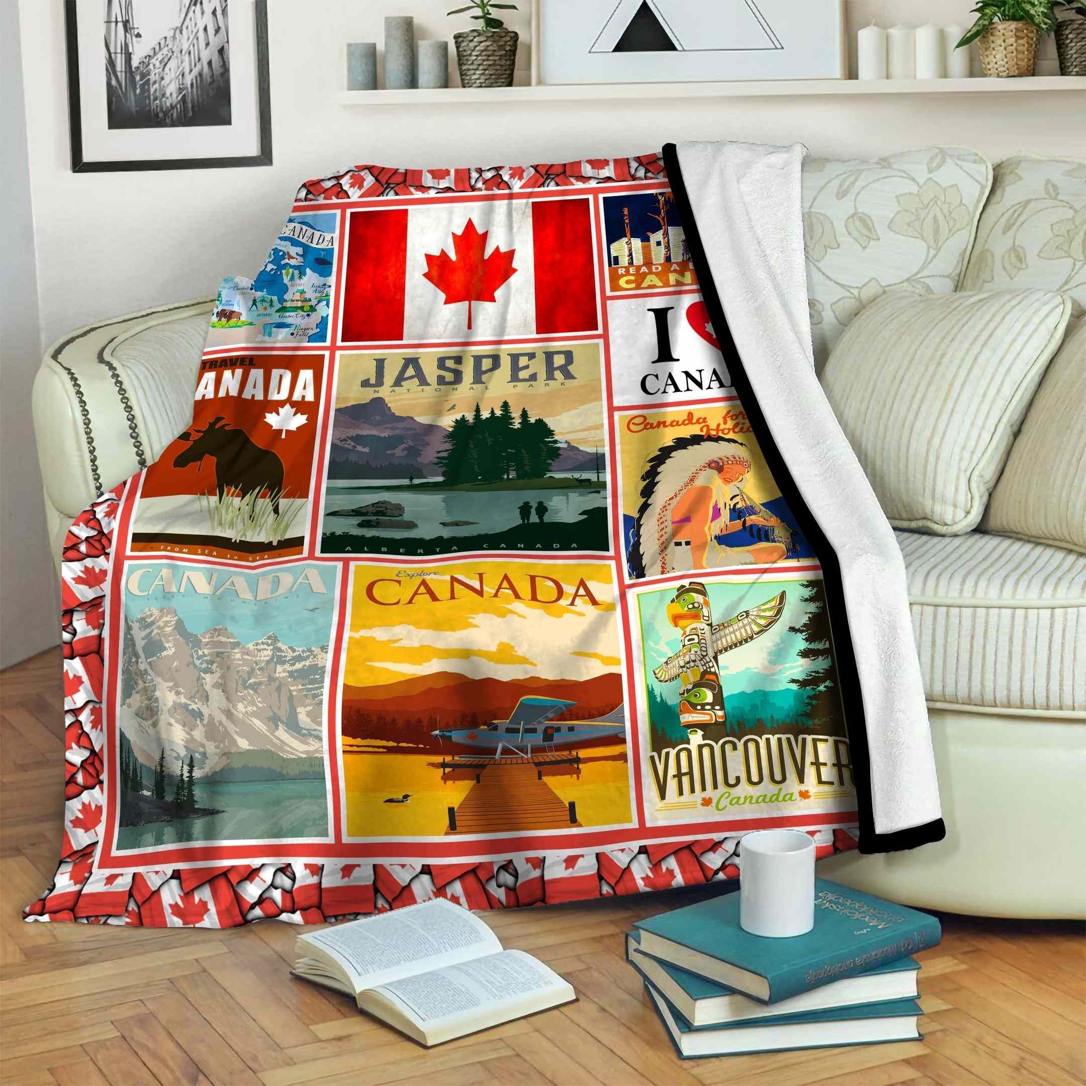 Canada Fleece Blanket