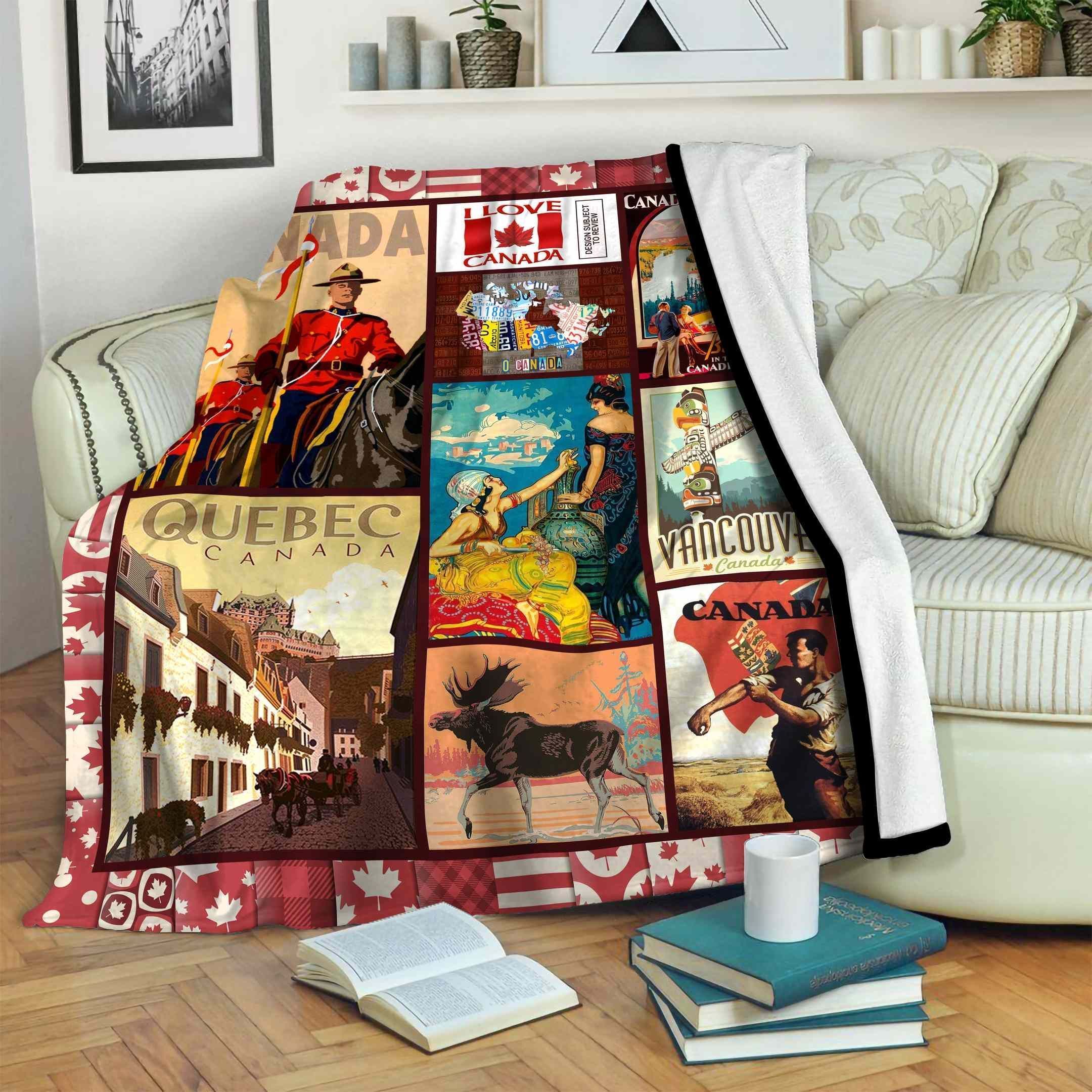 Canada Fleece Blanket