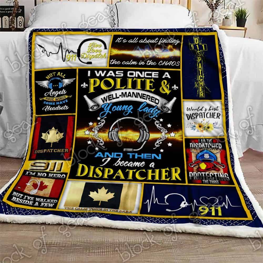 Canada Women Dispatchers Fleece Blanket