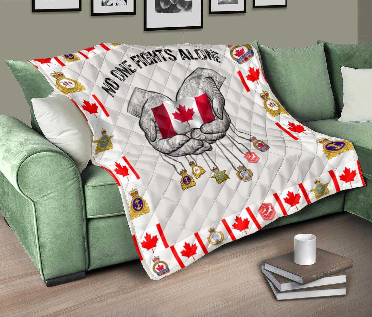 Canadian Veterans Quilt Blanket Dhc03011032Dd