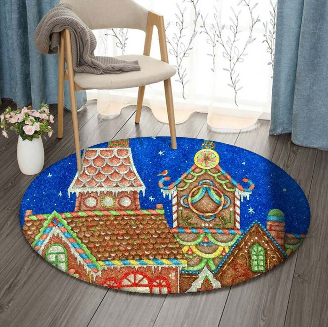 Candy House Round Carpet