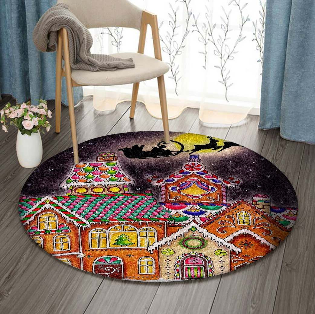 Candy House Round Carpet
